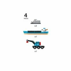 BRIO Container & Crane Wagon 4 Pieces 7 BRIO Container & Crane Wagon 4 Pieces -Zippi shop BRIO Container Crane Wagon 4 Pieces 4