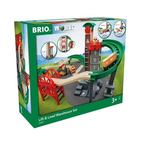BRIO Lift And Load Warehouse Train Set 1 BRIO Lift And Load Warehouse Train Set