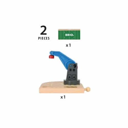 BRIO Low Level Crane 2 Pieces 2 BRIO Low Level Crane 2 Pieces - Image 2