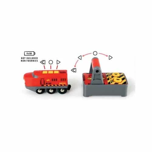 BRIO Remote Control Engine Train 2 Pieces 3 BRIO Remote Control Engine Train 2 Pieces - Image 3