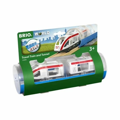 BRIO Train Travel Train And Tunnel 3 Pieces 1 BRIO Train Travel Train And Tunnel 3 Pieces