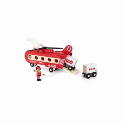BRIO Train Vehicle Cargo Transport Helicopter 8 Pieces 2 BRIO Train Vehicle Cargo Transport Helicopter 8 Pieces - Image 2