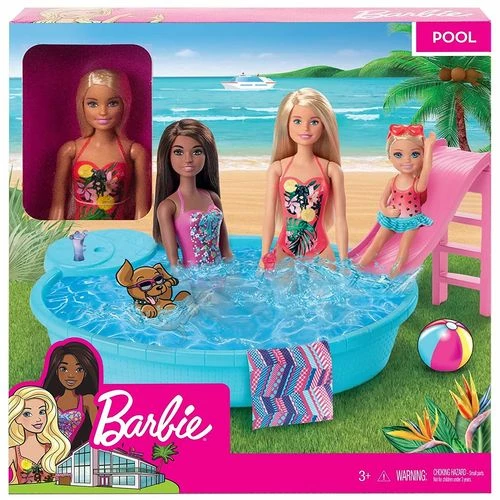 Barbie Doll And Pool Playset 1 Barbie Doll And Pool Playset