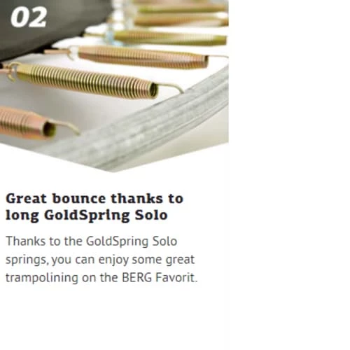 Berg Favorit Grey Trampoline With Safety Net Comfort 270 CM Diameter Medium 8FT 4 Berg Favorit Grey Trampoline With Safety Net Comfort 270 CM Diameter Medium 8FT - Image 4