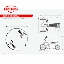 Berg Go Twirl Pedal Kart Turquoise -Zippi shop Berg Go Twirl Turquoise 3