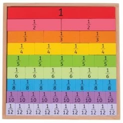 Misc Bigjigs Toys Fractions Tray