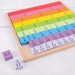 Misc Bigjigs Toys Fractions Tray -Zippi shop Bigjigs Toys Fractions Tray 3
