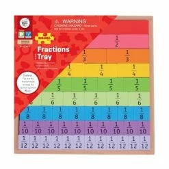 Misc Bigjigs Toys Fractions Tray -Zippi shop Bigjigs Toys Fractions Tray 4