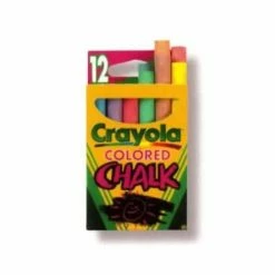 Crayola Chalk Sticks Coloured 12 Pack