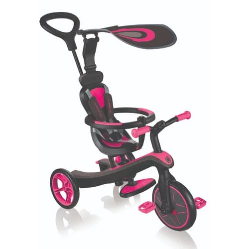 Globber Explorer Trike 4 In 1 Fuchsia Pink 1 Globber Explorer Trike 4 In 1 Fuchsia Pink