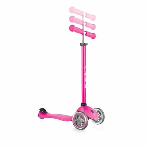 Globber Primo V2 Kids Scooter Neon Pink With Lights Foldable 2 Globber Primo V2 Kids Scooter Neon Pink With Lights Foldable - Image 2