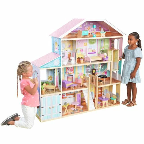 KidKraft Grand View Mansion Dollhouse With EZ Kraft Assembly 2 KidKraft Grand View Mansion Dollhouse With EZ Kraft Assembly - Image 2