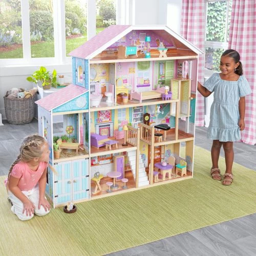 KidKraft Grand View Mansion Dollhouse With EZ Kraft Assembly 6 KidKraft Grand View Mansion Dollhouse With EZ Kraft Assembly - Image 6