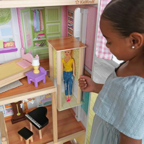 KidKraft Grand View Mansion Dollhouse With EZ Kraft Assembly 7 KidKraft Grand View Mansion Dollhouse With EZ Kraft Assembly - Image 7