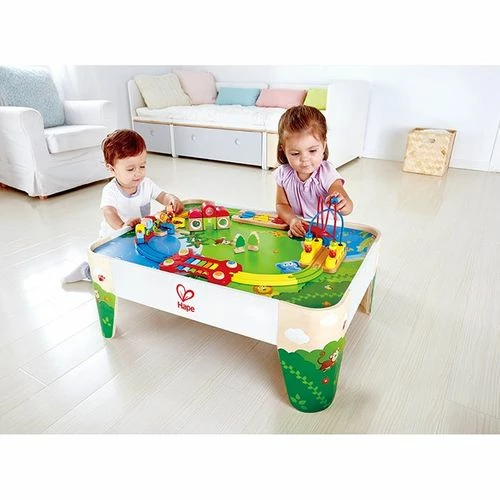 Hape Railway Play Table Wooden 1 Hape Railway Play Table Wooden
