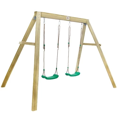 Lifespan Kids Holt 2 Station Timber Swing Set 2 Lifespan Kids Holt 2 Station Timber Swing Set - Image 2