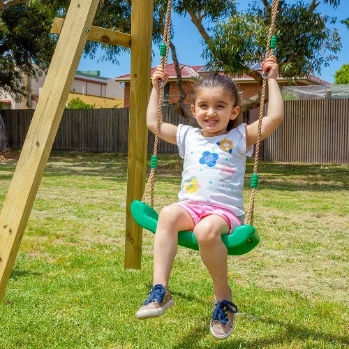 Lifespan Kids Holt 2 Station Timber Swing Set 5 Lifespan Kids Holt 2 Station Timber Swing Set - Image 5