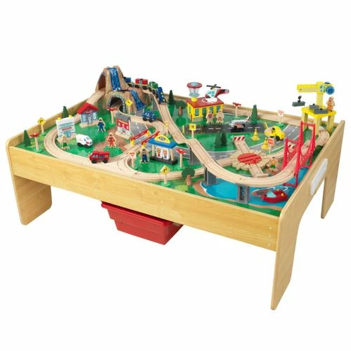 KidKraft Adventure Town Railway Set And Table With EZ Kraft Assembly 1 KidKraft Adventure Town Railway Set And Table With EZ Kraft Assembly