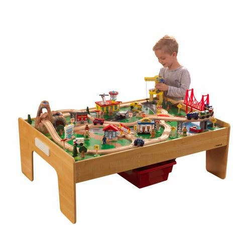 KidKraft Adventure Town Railway Set And Table With EZ Kraft Assembly 2 KidKraft Adventure Town Railway Set And Table With EZ Kraft Assembly - Image 2