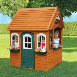KidKraft Bancroft Wooden Cubby Playhouse