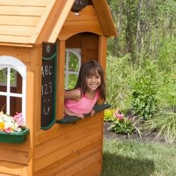 KidKraft Bancroft Wooden Cubby Playhouse -Zippi shop KidKraft Bancroft Wooden Playhouse 2