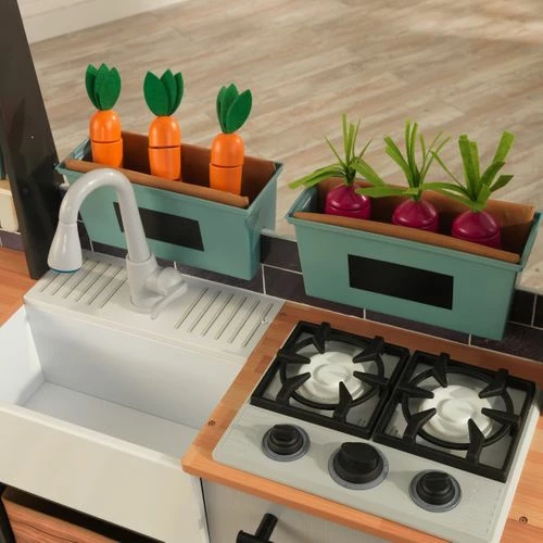KidKraft Farm To Table Play Kitchen Playset 8 KidKraft Farm To Table Play Kitchen Playset - Image 8
