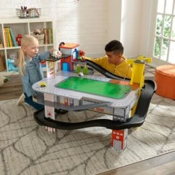 KidKraft Freeway Frenzy Raceway Set And Table With EZ Kraft Assembly -Zippi shop KidKraft Freeway Frenzy Raceway Set and Table with EZ Kraft Assembly 7