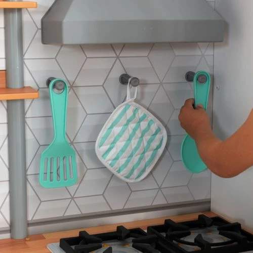 KidKraft Gourmet Chef Play Kitchen With EZ Kraft Assembly 12 KidKraft Gourmet Chef Play Kitchen With EZ Kraft Assembly - Image 12