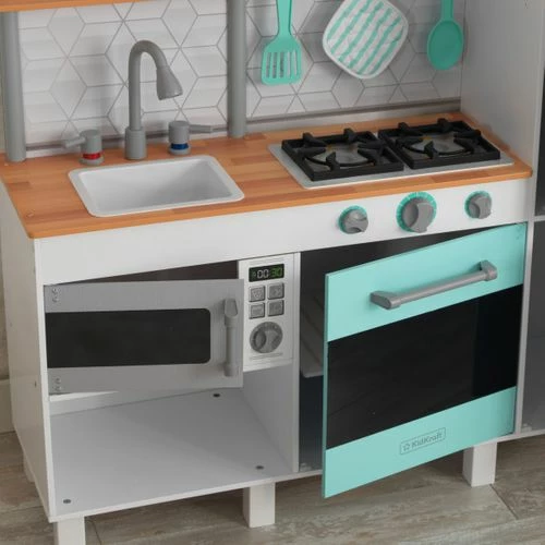 KidKraft Gourmet Chef Play Kitchen With EZ Kraft Assembly 8 KidKraft Gourmet Chef Play Kitchen With EZ Kraft Assembly - Image 8