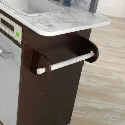 KidKraft Uptown Elite Espresso Wooden Play Kitchen With EZ Kraft Assembly -Zippi shop KidKraft Uptown Elite Espresso Wooden Play Kitchen with EZ Kraft Assembly 13