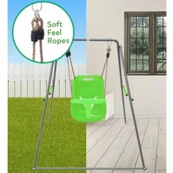 Lifespan Kids Bobcat Foldable Baby Metal Swing Set -Zippi shop Lifespan Kids Bobcat Foldable Baby Metal Swing Set 4