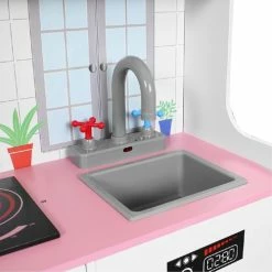 Lifespan Kids Bon Appetit Pink Interactive Play Kitchen -Zippi shop Lifespan Kids Bona Appetit Pink Interactive Play Kitchen 4