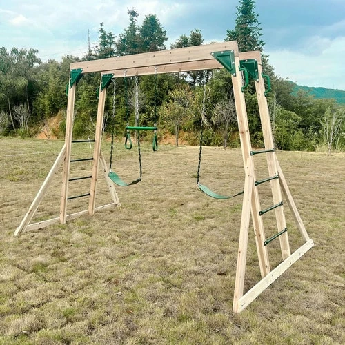 Lifespan Kids Daintree 2 In 1 Monkey Bars And Swing Set 2 Lifespan Kids Daintree 2 In 1 Monkey Bars And Swing Set - Image 2
