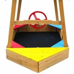 Lifespan Kids Explorer Sandpit With Wooden Cover -Zippi shop Lifespan Kids Explorer Sandpit with Wooden Cover 3