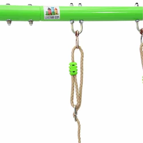 Lifespan Kids Hurley 2 Metal Swing Set With Slippery Slide 3 Lifespan Kids Hurley 2 Metal Swing Set With Slippery Slide - Image 3