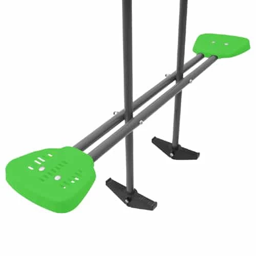 Lifespan Kids Hurley 2 Metal Swing Set With Slippery Slide 2 Lifespan Kids Hurley 2 Metal Swing Set With Slippery Slide - Image 2