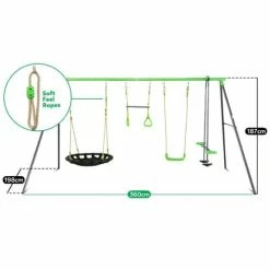 Lifespan Kids Lynx Metal Swing Set 5 Lifespan Kids Lynx Metal Swing Set -Zippi shop Lifespan Kids Lynx Metal Swing Set 3