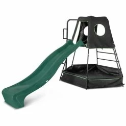 Lifespan Kids Pallas Play Tower Green Slide With Cubby -Zippi shop Lifespan Kids Pallas Play Tower Green Slide 3