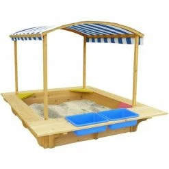 Lifespan Kids Playfort Sandpit Blue Canopy