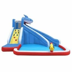 Lifespan Kids Sharky Slide And Splash Inflatable -Zippi shop Lifespan Kids Sharky Slide And Splash Inflatable 1