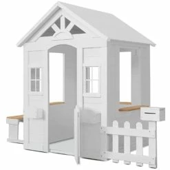 Lifespan Kids Teddy Cubby House V2 In White -Zippi shop Lifespan Kids Teddy Cubby House V2 in White 4