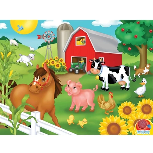 Misc Masterpieces Puzzle Educational Sing-a-Long Old McDonald Puzzle 24 Pieces 3 Misc Masterpieces Puzzle Educational Sing-a-Long Old McDonald Puzzle 24 Pieces - Image 3