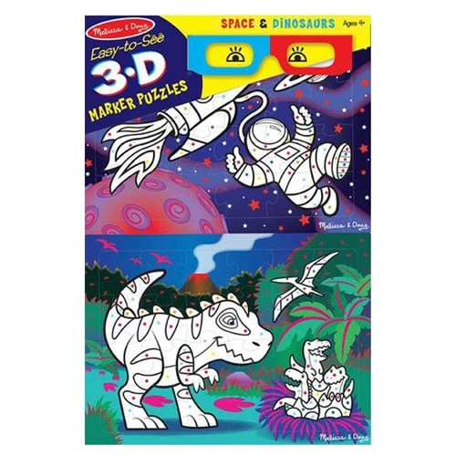 Melissa & Doug Melissa And Doug Easy To See 3D Colouring Puzzle 1 Melissa & Doug Melissa And Doug Easy To See 3D Colouring Puzzle