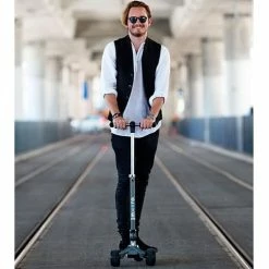 Micro Kickboard Monster T-bar Or Joystick Volcano Grey Scooter -Zippi shop Micro Kickboard Monster T bar Or Joystick Volcano Grey Scooter 2