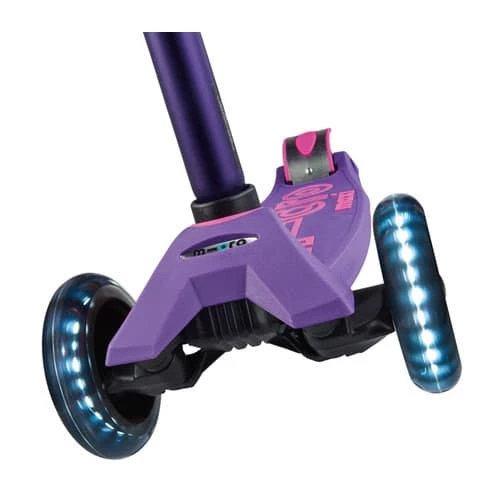 Micro Maxi Deluxe Scooter Led Purple 3 Micro Maxi Deluxe Scooter Led Purple - Image 3