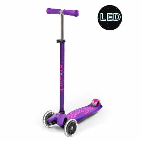 Micro Maxi Deluxe Scooter Led Purple 2 Micro Maxi Deluxe Scooter Led Purple - Image 2
