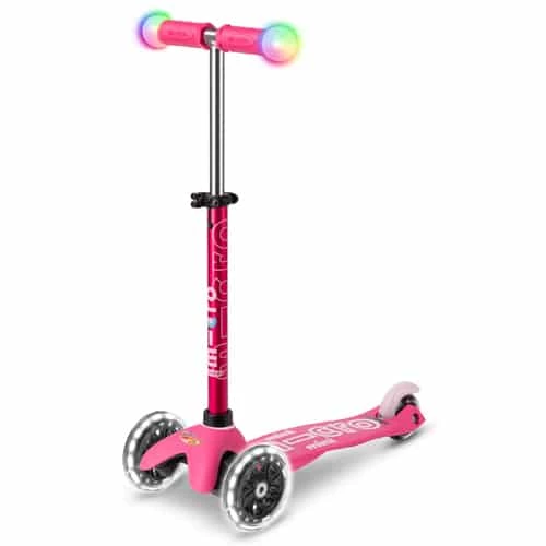 Micro Mini Deluxe 3 Wheel Magic Scooter Pink 1 Micro Mini Deluxe 3 Wheel Magic Scooter Pink