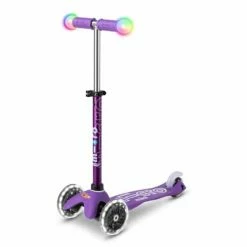 Micro Mini Deluxe 3 Wheel Magic Scooter Purple