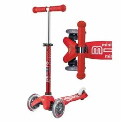 Micro Mini Deluxe Scooter Red -Zippi shop Micro Mini Deluxe Scooter Red 1