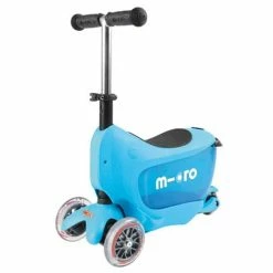 Micro Mini2Go Deluxe Plus Scooter Blue -Zippi shop Micro Mini2Go Deluxe Scooter Plus Blue 2